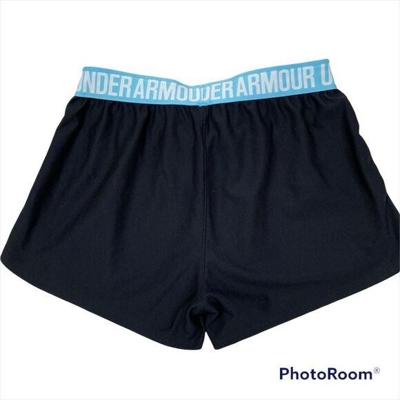 Ladies Under Armour Play Up Shorts Black and Blue‎ Size Small - Picture 9 of 10